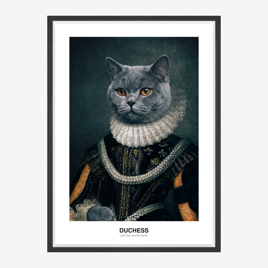 The Duchess of Lace Pet Portrait
