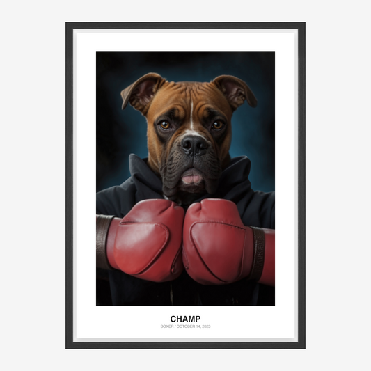 The Heavyweight Champion Kæledyrsportræt