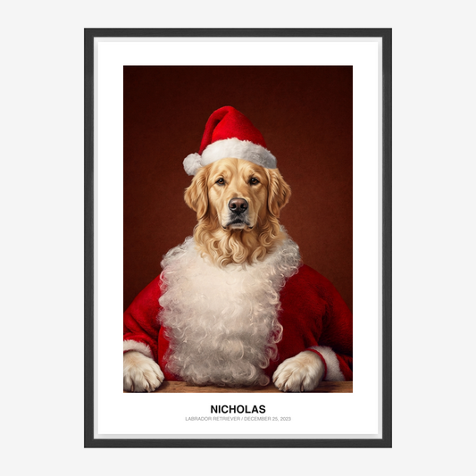 The Invisible Santa Kæledyrsportræt