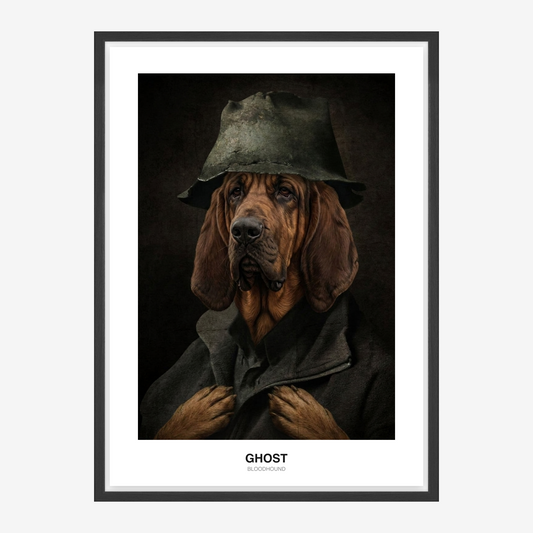 The Invisible Wanderer Pet Portrait