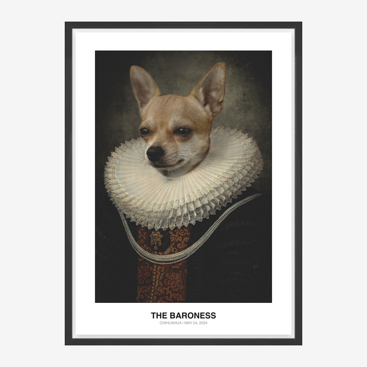 Retrato de mascota La Noble Infanta