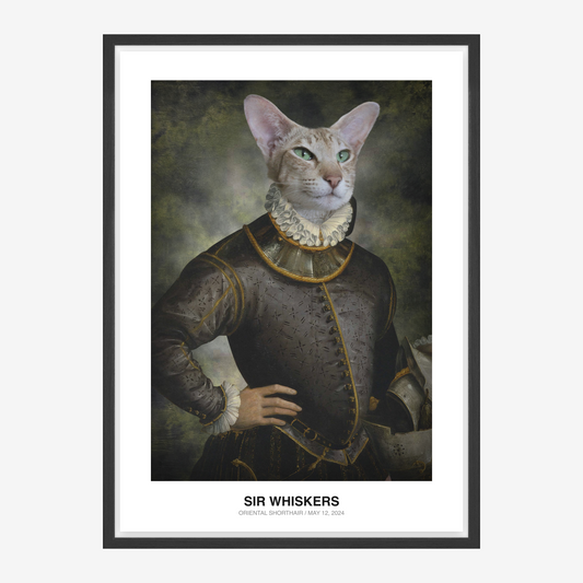 The Noble Knight Pet Portrait