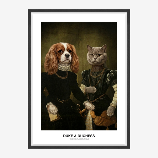The Renaissance Courtier Couple Kæledyrsportræt