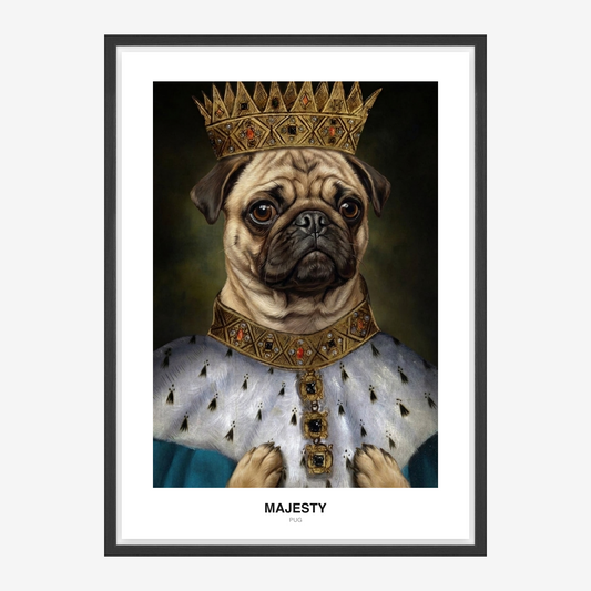 The Sovereign Monarch Pet Portrait