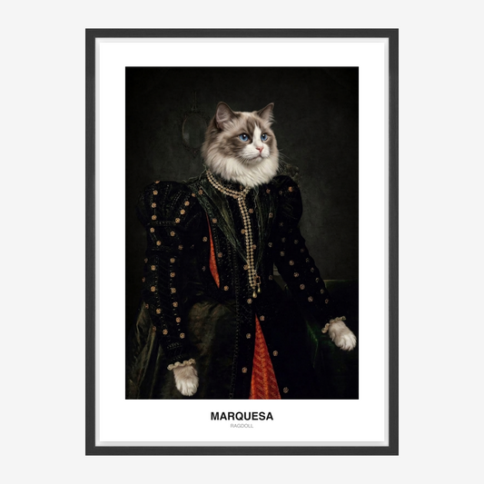 The Tudor Pearl Countess Portret zwierzęcia