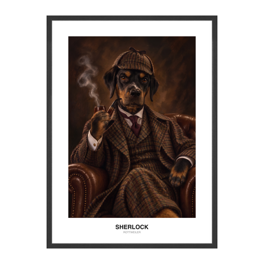 Victorian Detective Pet Portrait