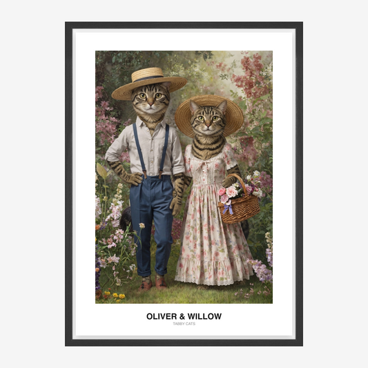 Victorian Garden Sweethearts Kæledyrsportræt