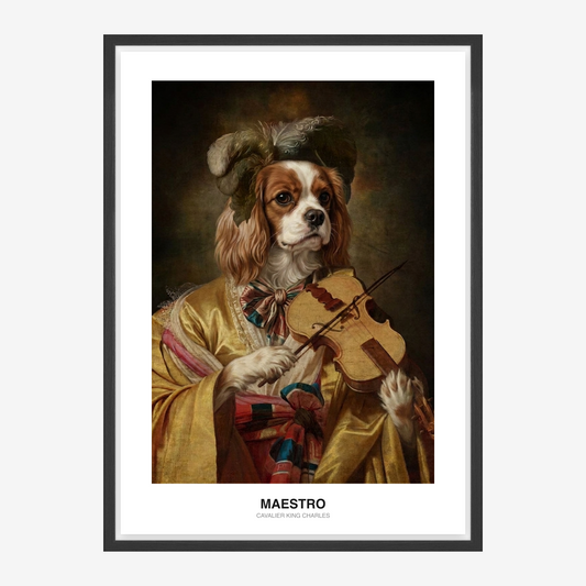 Ritratto di animale Virtuoso Violinist