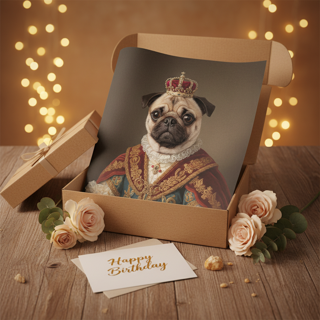 Pet poster as a gift